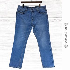 FALLS CREEK Men’s Size 40x30 Denim Jeans Straight Style Fit Stretch